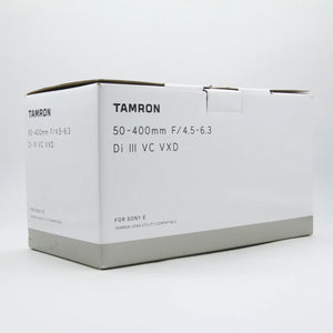 * OPEN BOX EXCELLENT * Tamron 50-400mm f/4.5-6.3 Di III VC VXD Lens for Sony E at PROCAM | procam.com