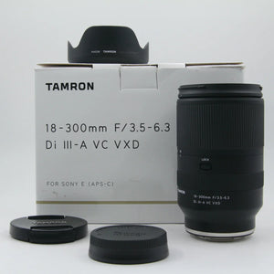 * OPEN BOX EXCELLENT * Tamron 18-300mm f/3.5-6.3 Di III-A VC VXD Lens for Sony E at PROCAM | procam.com