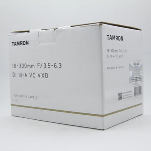 * OPEN BOX EXCELLENT * Tamron 18-300mm f/3.5-6.3 Di III-A VC VXD Lens for Sony E at PROCAM | procam.com