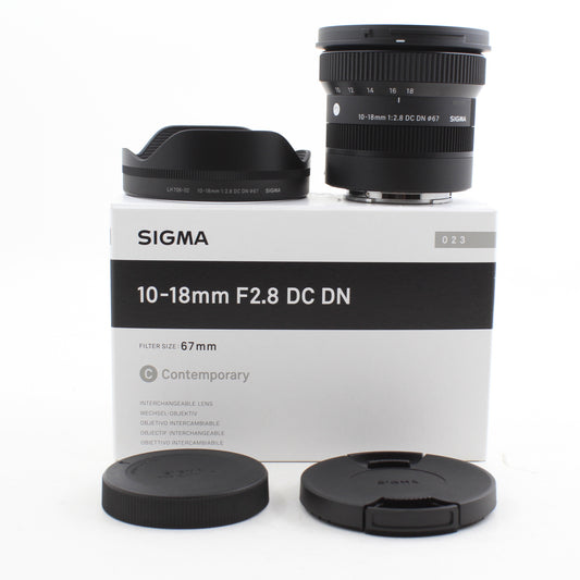 * OPEN BOX GOOD * Sigma 10-18mm f/2.8 DC DN Contemporary Lens for Sony E