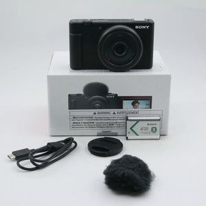 * OPEN BOX EXCELLENT * Sony ZV-1F Vlogging Camera (Black) at PROCAM | procam.com
