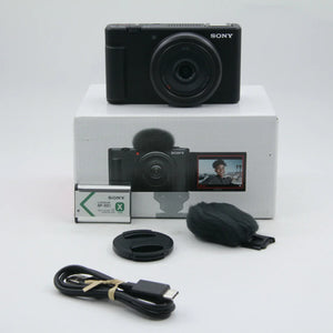 * OPEN BOX EXCELLENT * Sony ZV-1F Vlogging Camera (Black) at PROCAM | procam.com