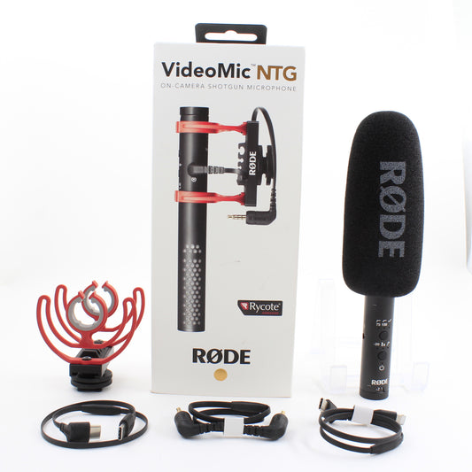 * OPEN BOX EXCELLENT * Rode VideoMic NTG Hybrid Analog/USB Camera-Mount Shotgun Microphone
