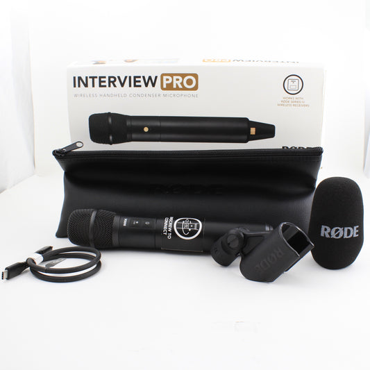 * OPEN BOX EXCELLENT * RODE Interview PRO Wireless Handheld Condenser Microphone