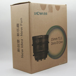 * OPEN BOX EXCELLENT * Laowa 15mm T2.1 Zero-D Cine Lens for Sony E at PROCAM | procam.com