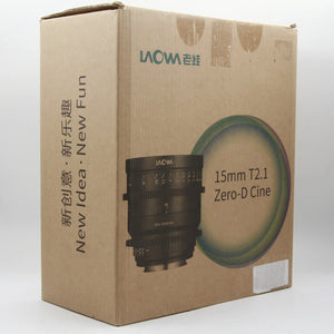 * OPEN BOX EXCELLENT * Laowa 15mm T2.1 Zero-D Cine Lens for Sony E at PROCAM | procam.com