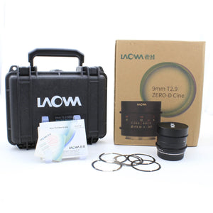 * OPEN BOX EXCELLENT * Laowa 9mm T2.9 Zero-D Cine Lens for Fuji X at PROCAM | procam.com