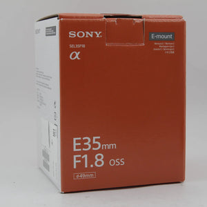 * OPEN BOX EXCELLENT * Sony E 35mm f/1.8 OSS Lens at PROCAM | procam.com