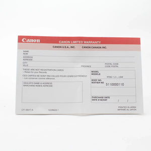 * OPEN BOX EXCELLENT * Canon RF 85mm f/1.2L USM Lens at PROCAM | procam.com