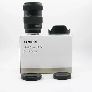 * OPEN BOX GOOD * Tamron 17-50mm f/4 Di III VXD Lens for Sony E at PROCAM | procam.com