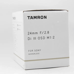 * OPEN BOX EXCELLENT * Tamron 24mm f/2.8 Di III OSD M 1:2 Lens for Sony E at PROCAM | procam.com