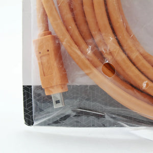 * OPEN BOX FAIR * Tether Tools TetherPro USB Type-C Male to 8-Pin Mini-USB 2.0 Type-B Male Cable (15', Orange) at PROCAM | procam.com