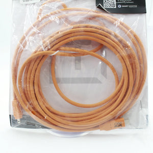 * OPEN BOX FAIR * Tether Tools TetherPro USB Type-C Male to 8-Pin Mini-USB 2.0 Type-B Male Cable (15', Orange) at PROCAM | procam.com