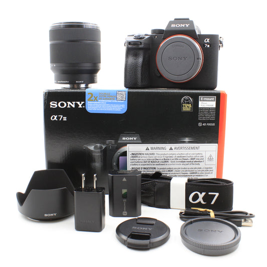 * OPEN BOX EXCELLENT * Sony a7 III Mirrorless Digital Camera with 28-70mm Lens