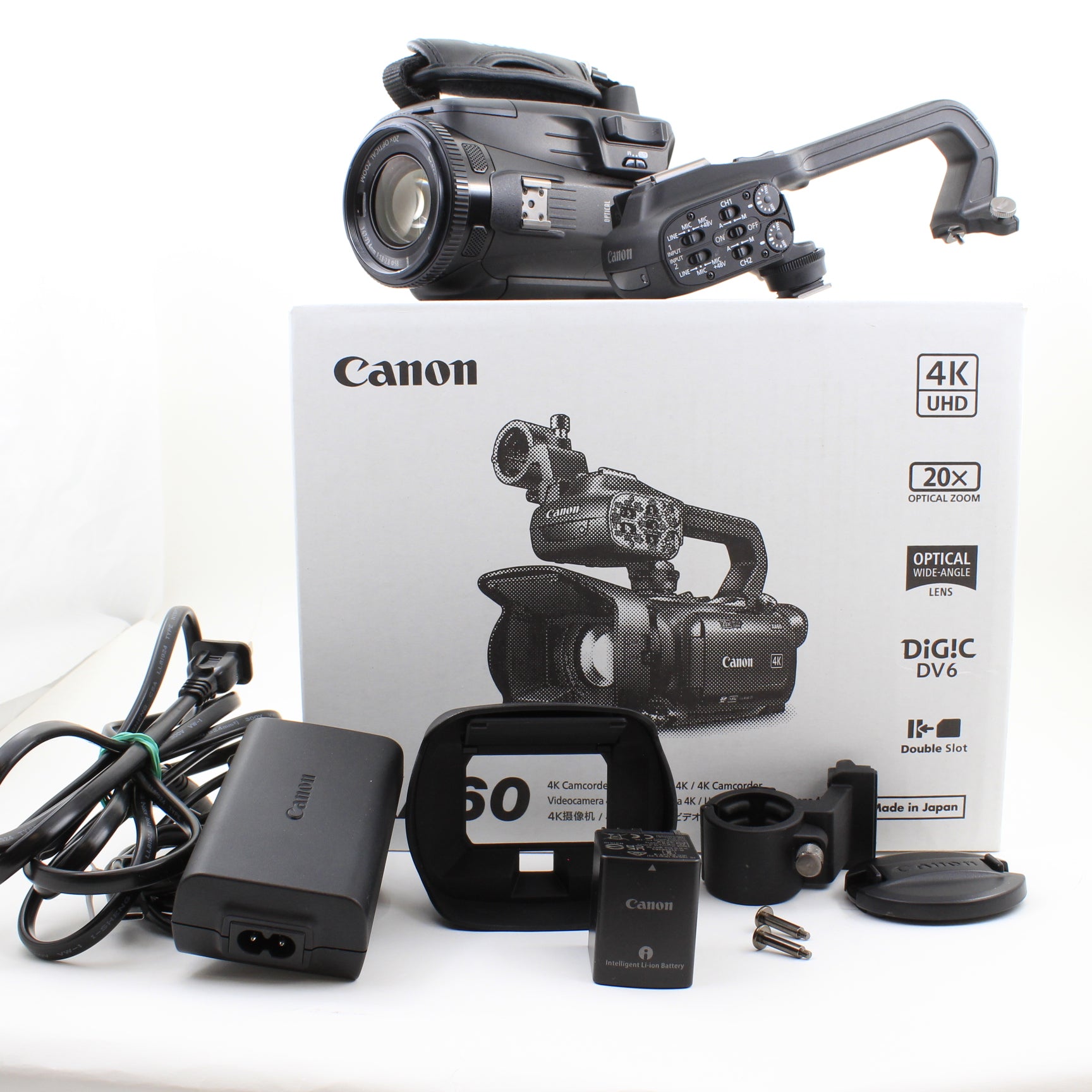 OPEN BOX GOOD * Canon XA60 Professional UHD 4K Camcorder at PROCAM