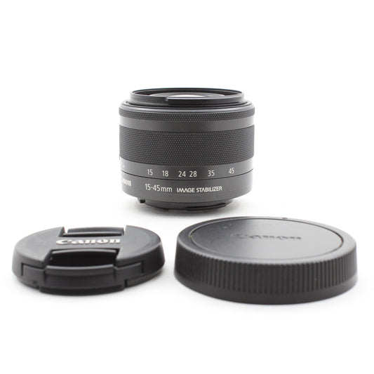 * USED * Canon EF-M 15-45mm f/3.5-6.3 IS STM Lens