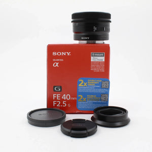 * OPEN BOX EXCELLENT * Sony FE 40mm f/2.5 G Lens at PROCAM | procam.com