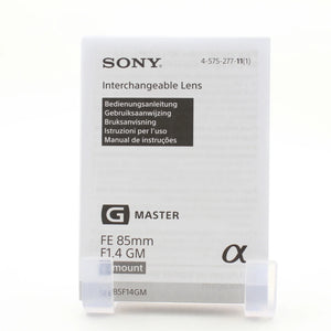 * OPEN BOX EXCELLENT * Sony FE 85mm f/1.4 GM Lens at PROCAM | procam.com