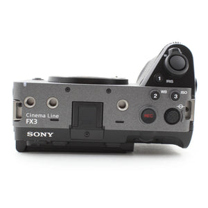 * OPEN BOX GOOD * Sony FX3A Full-Frame Cinema Camera at PROCAM | procam.com