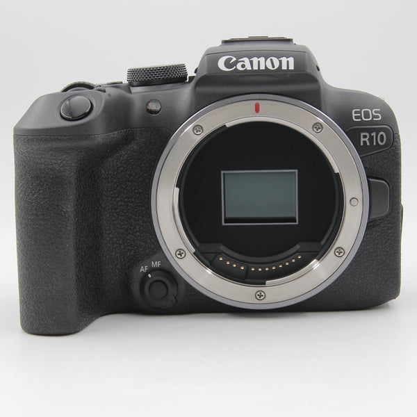 *** OPEN BOX GOOD *** Canon EOS R10 Mirrorless Digital Camera (Body Only) MISSING AC CABLE