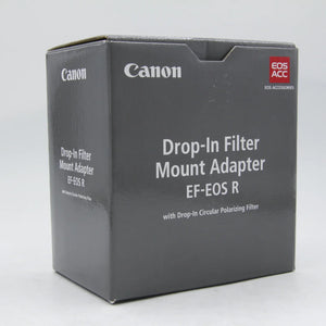 * OPEN BOX EXCELLENT * Canon EF-EOS R Drop-in Filter RF Lens Mount Adapter with Drop-in Circular Polarizing Filter A at PROCAM | procam.com