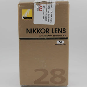 * OPEN BOX GOOD * Nikon AF-S NIKKOR 28mm f/1.8G Lens at PROCAM | procam.com