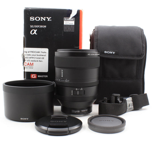 * OPEN BOX EXCELLENT * Sony FE 100mm f/2.8 STF GM OSS Lens