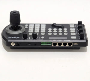 * DEMO * BirdDog Eyes P200 1080p Full NDI PTZ Camera (White) with PTZ Keyboard at PROCAM | procam.com