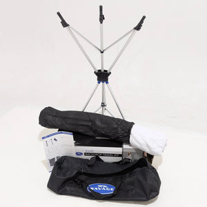 * OPEN BOX EXCELLENT * Savage Backdrop Extended Travel Kit (White, 5 x 12') at PROCAM | procam.com