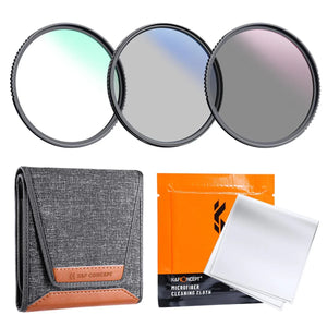 K&F Concept UV, CPL & ND4 Filter Kit - 77mm (K-Series) at PROCAM | procam.com