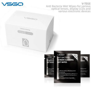 VSGO Anti-Bacteria Screen/Lens Cleaning Wet Wipes at PROCAM | procam.com