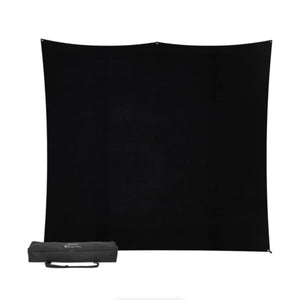 Westcott X-Drop Pro Fabric Backdrop Kit (Rich Black, 8 x 8') at PROCAM | procam.com