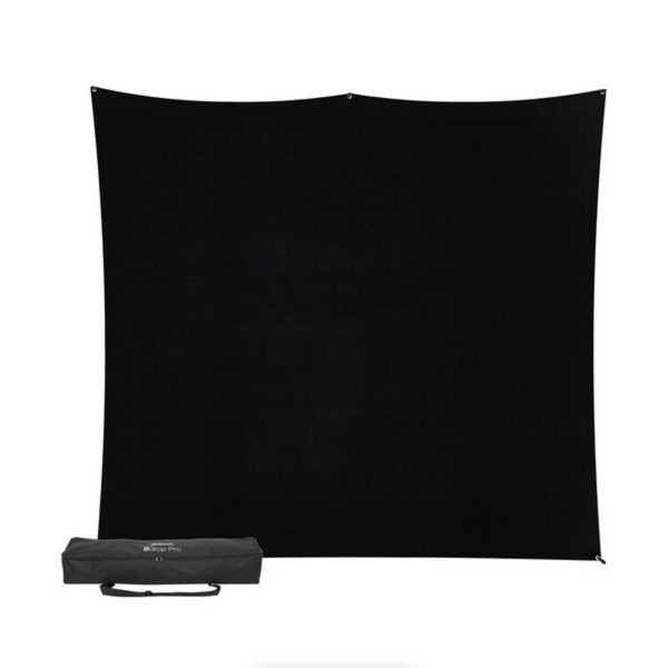 Westcott X-Drop Pro Fabric Backdrop Kit (Rich Black, 8 x 8')