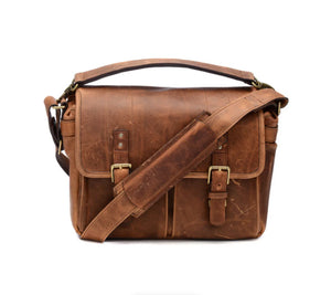 ONA Prince Street Leather Camera Messenger Bag (Antique Cognac) at PROCAM | procam.com