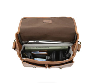ONA Prince Street Leather Camera Messenger Bag (Antique Cognac) at PROCAM | procam.com