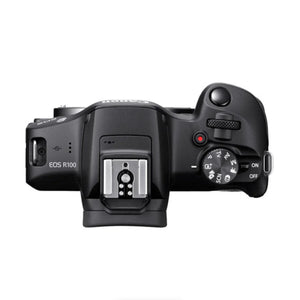 Canon EOS R100 Mirrorless Camera with RF-S 18-45mm f/4.5-6.3 IS STM Lens at PROCAM | procam.com