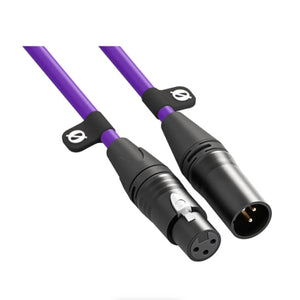 RODE XLR Male to Female Cable - 19.7' (Purple) at PROCAM | procam.com