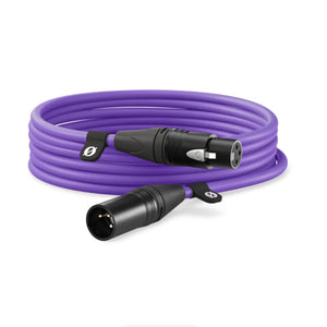 RODE XLR Male to Female Cable - 19.7' (Purple) at PROCAM | procam.com