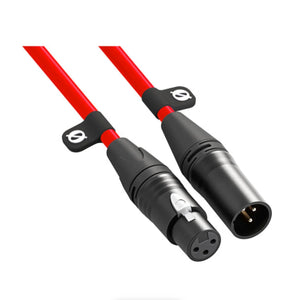 RODE XLR Male to Female Cable - 19.7' (Red) at PROCAM | procam.com