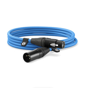 RODE XLR Male to Female Cable - 9.8' (Blue) at PROCAM | procam.com