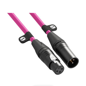 RODE XLR Male to Female Cable - 9.8' (Pink) at PROCAM | procam.com