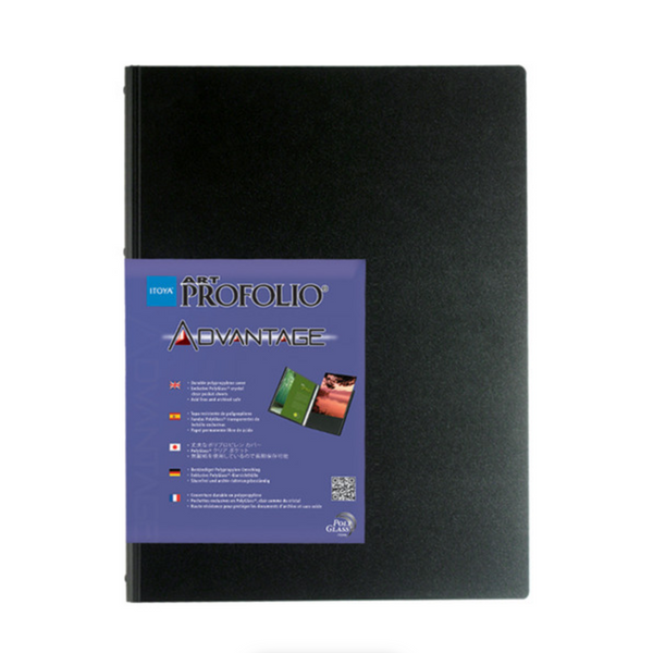 Itoya Art Profolio Advantage Presentation/Display Book (13 x 19", Black)