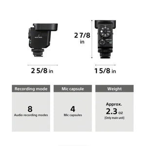 Sony ECM-M1 Compact Camera-Mount Digital Shotgun Microphone at PROCAM | procam.com