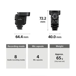 Sony ECM-M1 Compact Camera-Mount Digital Shotgun Microphone at PROCAM | procam.com