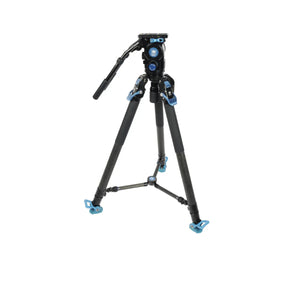 Sirui SVT75 Rapid System One-Step Releasing Video Tripod Pro with SVH15 Video Fluid Head Kit at PROCAM | procam.com