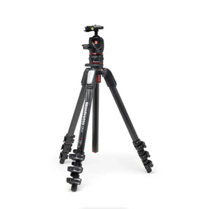 Manfrotto MT055CXPRO4 Carbon Fiber Tripod with MHXPRO-BHQ2 XPRO Ball Head & Move Quick Release Kit at PROCAM | procam.com