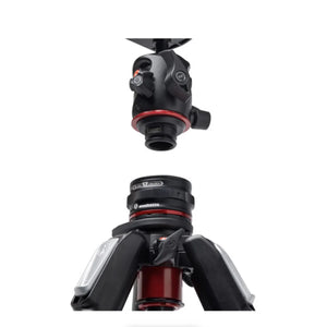 Manfrotto MT055CXPRO4 Carbon Fiber Tripod with MHXPRO-BHQ2 XPRO Ball Head & Move Quick Release Kit at PROCAM | procam.com