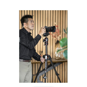 Manfrotto MT055CXPRO4 Carbon Fiber Tripod with MHXPRO-BHQ2 XPRO Ball Head & Move Quick Release Kit at PROCAM | procam.com