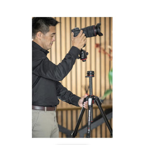 Manfrotto MT055CXPRO4 Carbon Fiber Tripod with MHXPRO-BHQ2 XPRO Ball Head & Move Quick Release Kit at PROCAM | procam.com