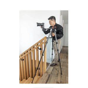 Manfrotto MT055CXPRO4 Carbon Fiber Tripod with MHXPRO-BHQ2 XPRO Ball Head & Move Quick Release Kit at PROCAM | procam.com